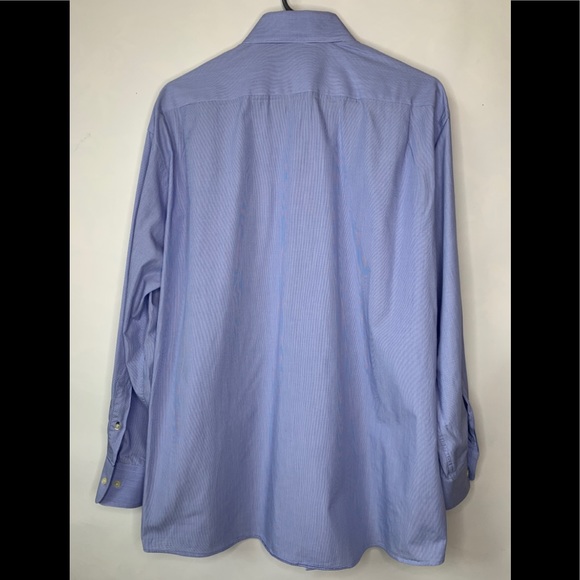 Tommy Hilfiger Men's Dress Shirt 16 (32-33) Blue - Picture 2 of 8